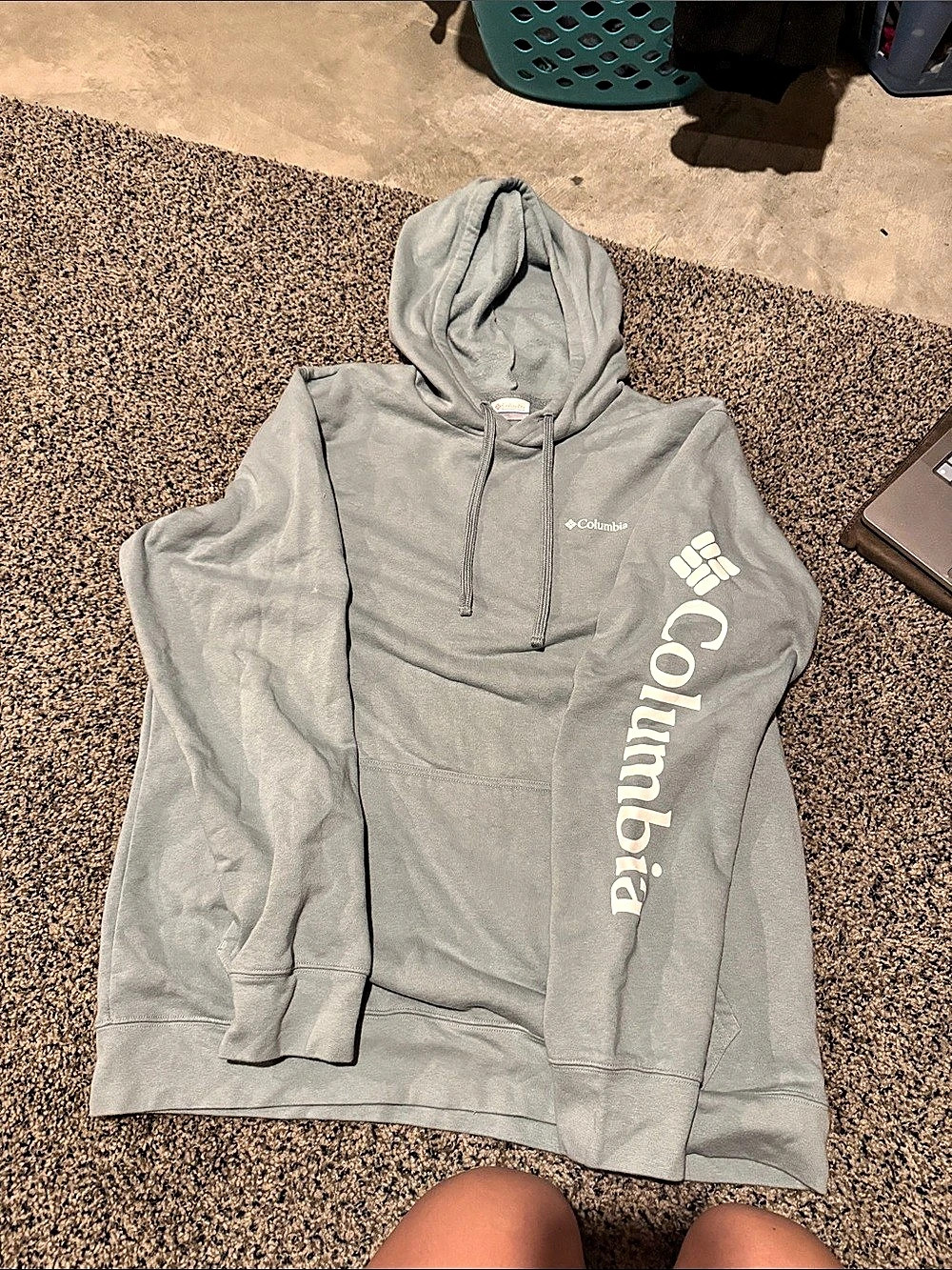 Columbia Gray Hoodie Size Large